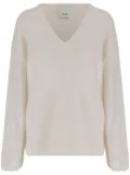 Allude V-neck sweater - White