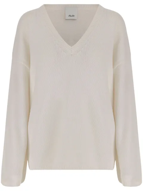 Allude V-neck sweater 