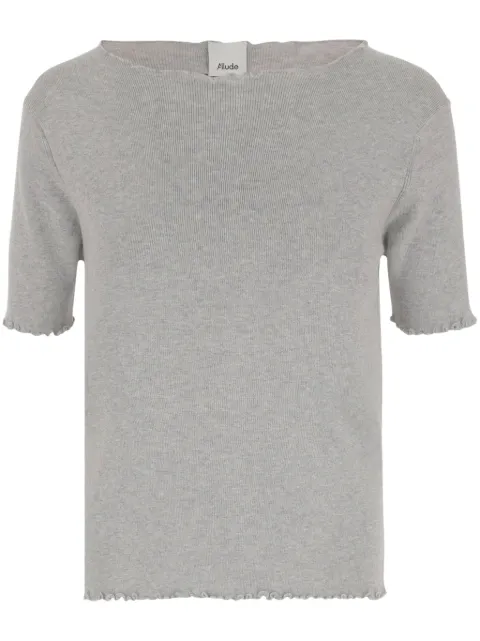 Allude playera con cuello barco
