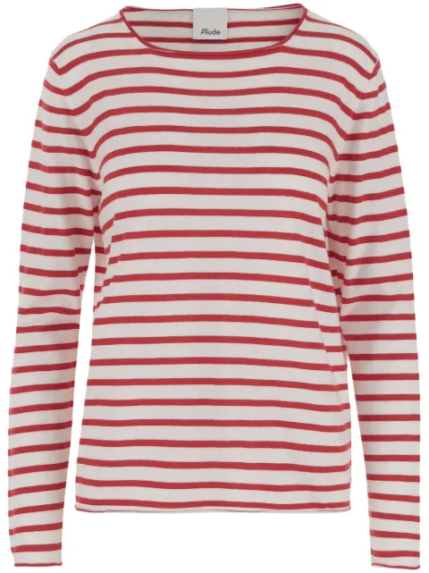 Allude striped sweater 