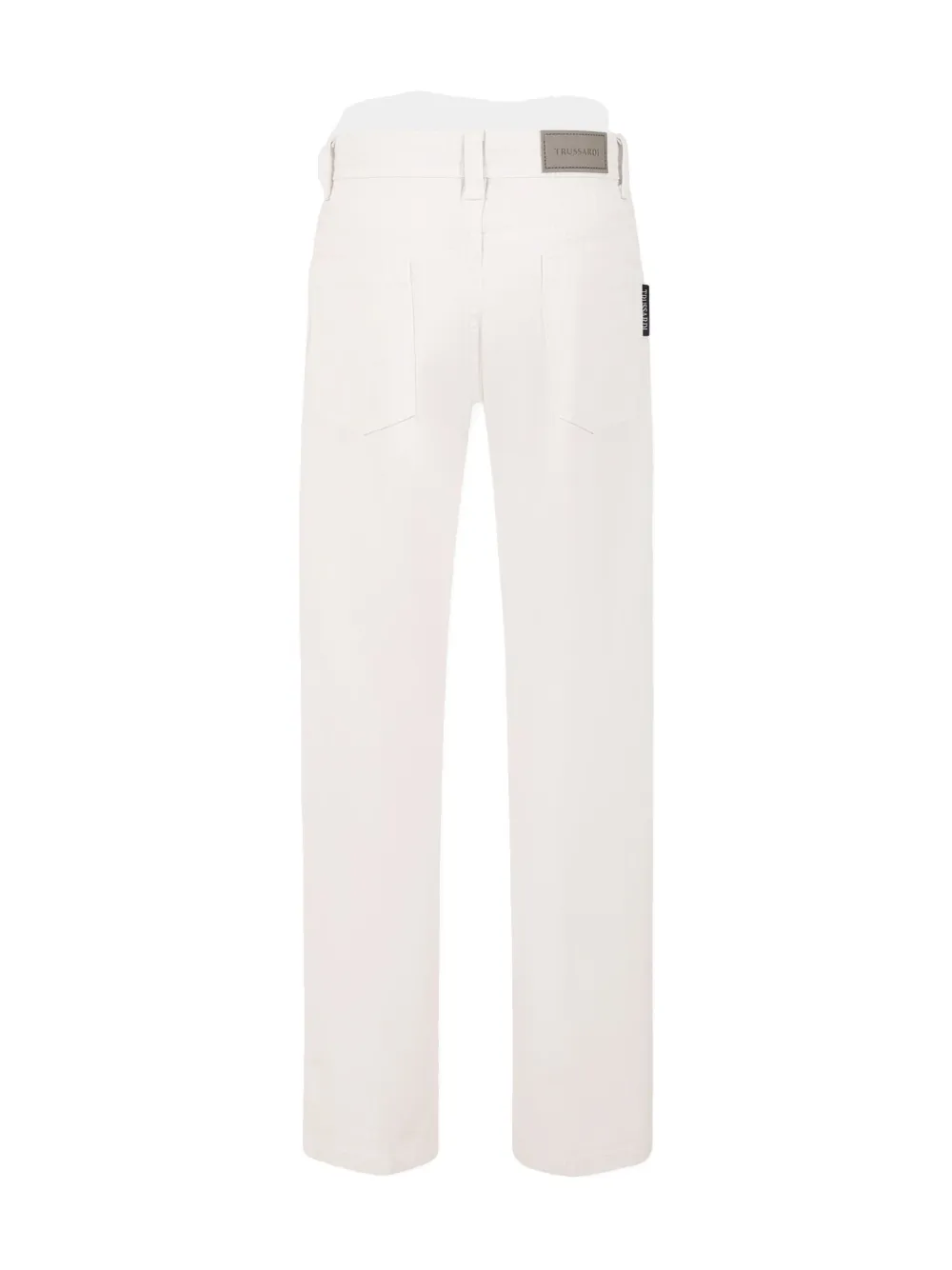 TRUSSARDI JUNIOR cotton trousers - Wit