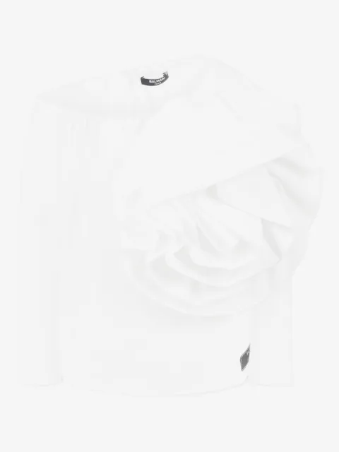 Balmain Kids ruffled blouse