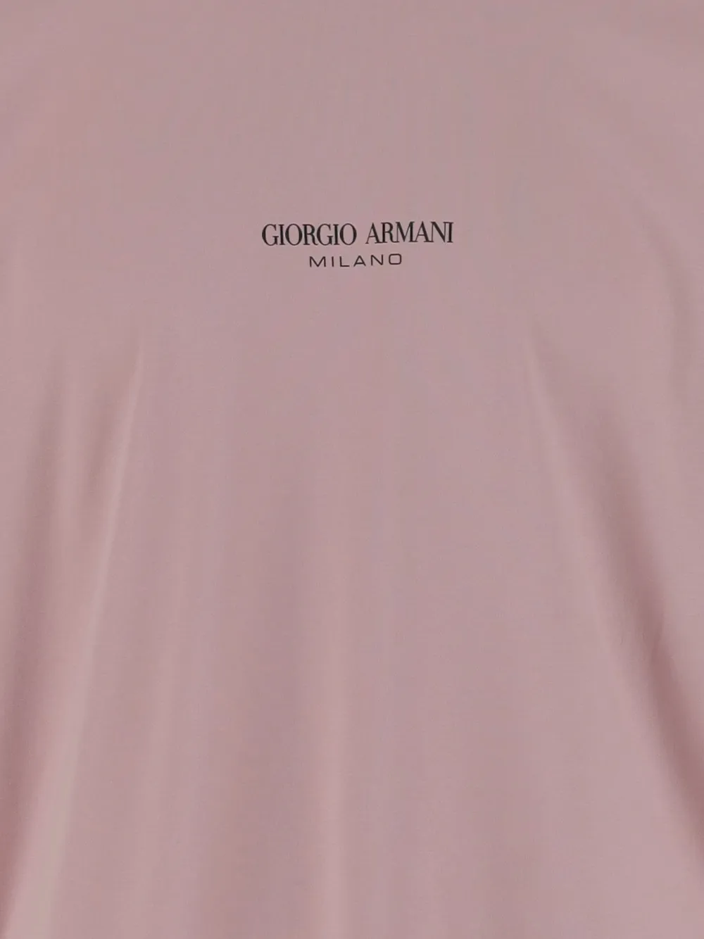 Giorgio Armani T-shirt met logoprint Roze
