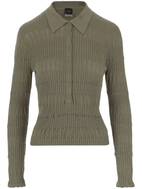 PINKO polo-collar top