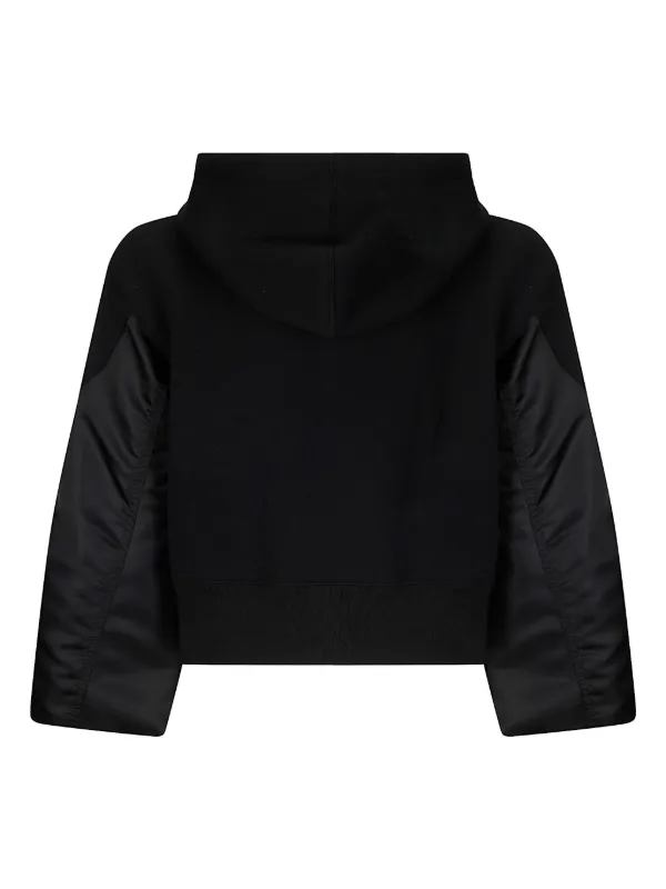sacai Sponge Sweat Pullover サイズ1 Sacai Sponge Sweat Pullover in Navy & Khaki | FWRD