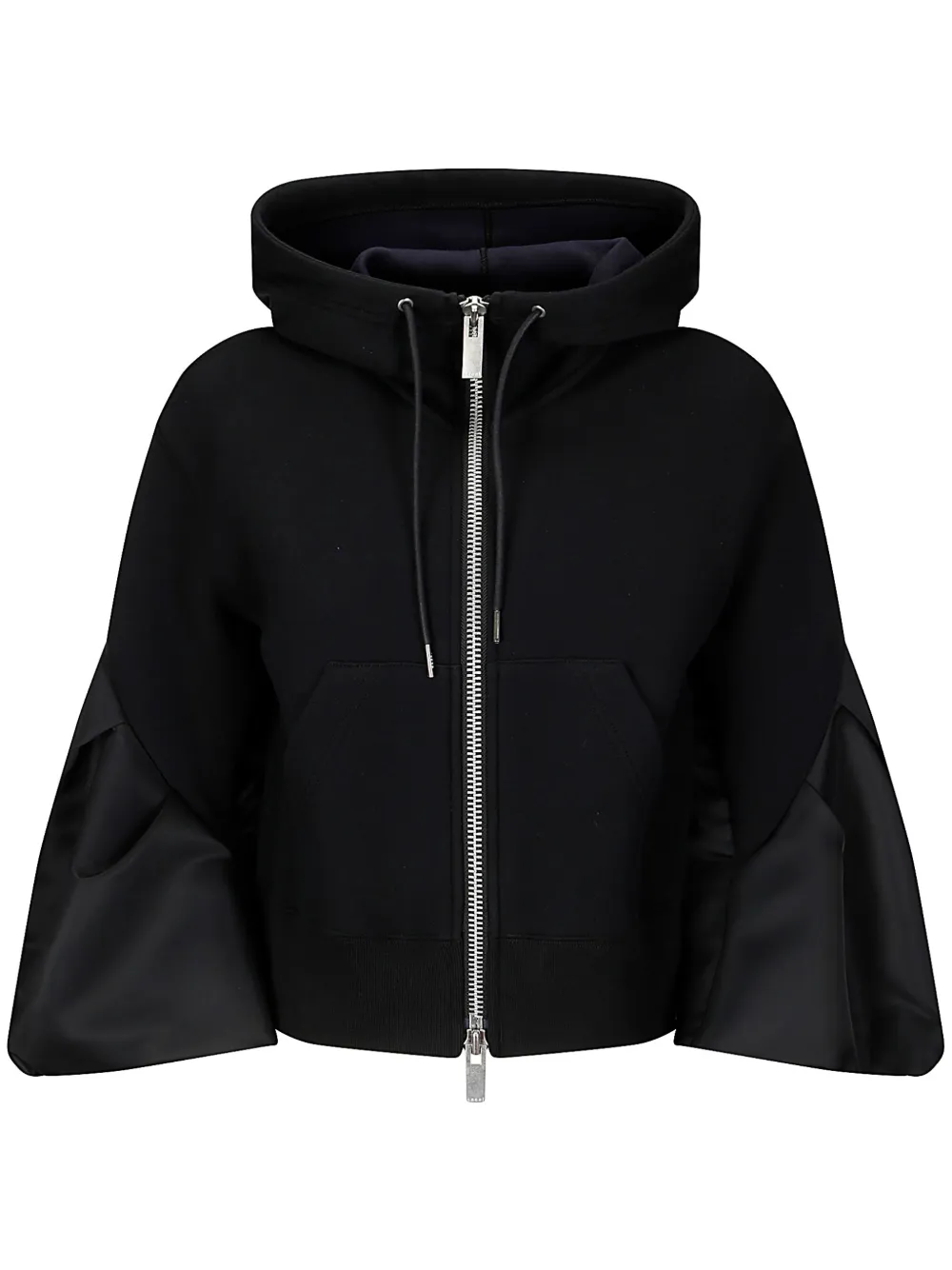 Sacai Sponge Sweat hoodie Zwart