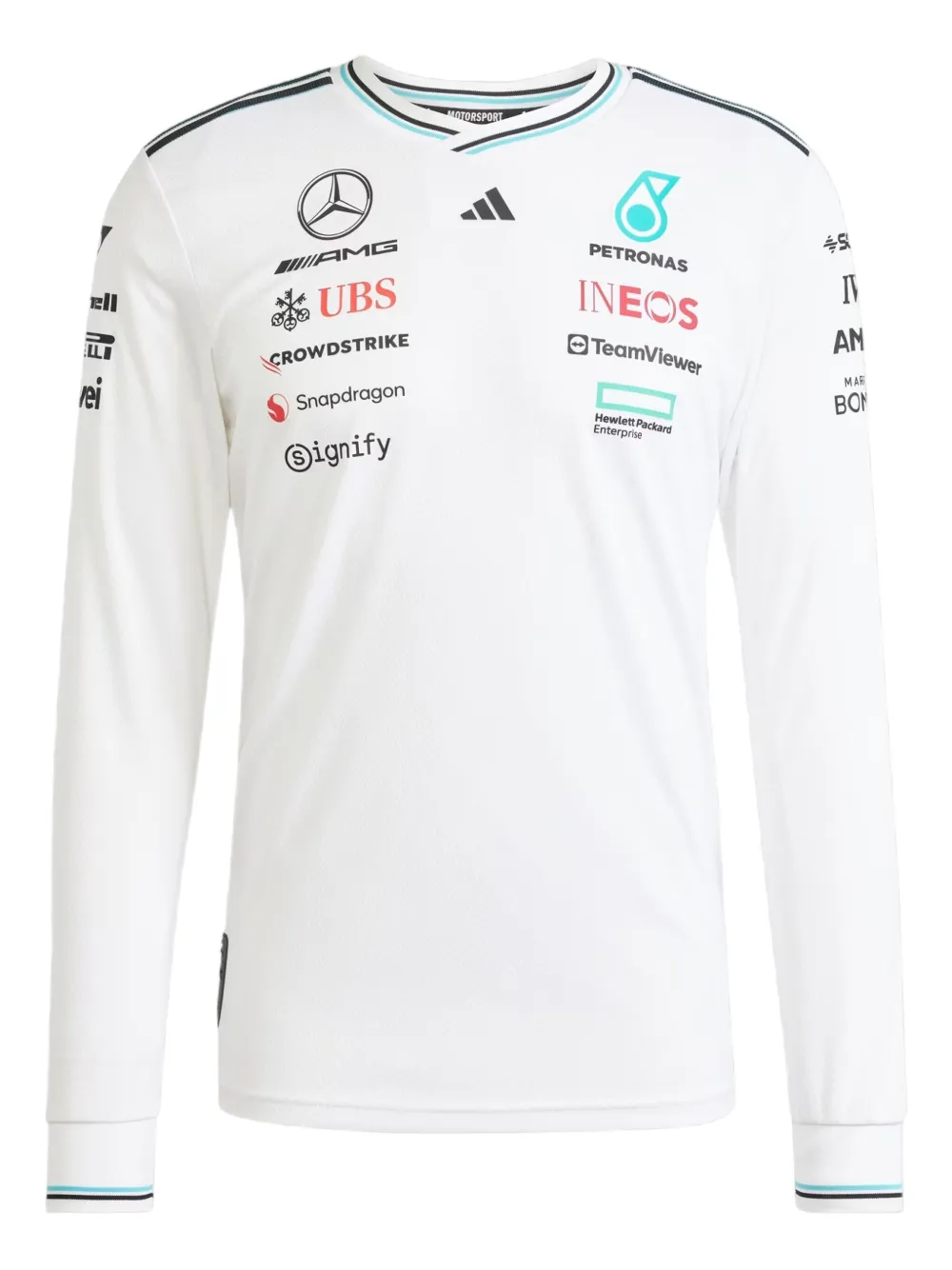 adidas playera Formula One Team en colaboración con Mercedes | blanco | Image 1