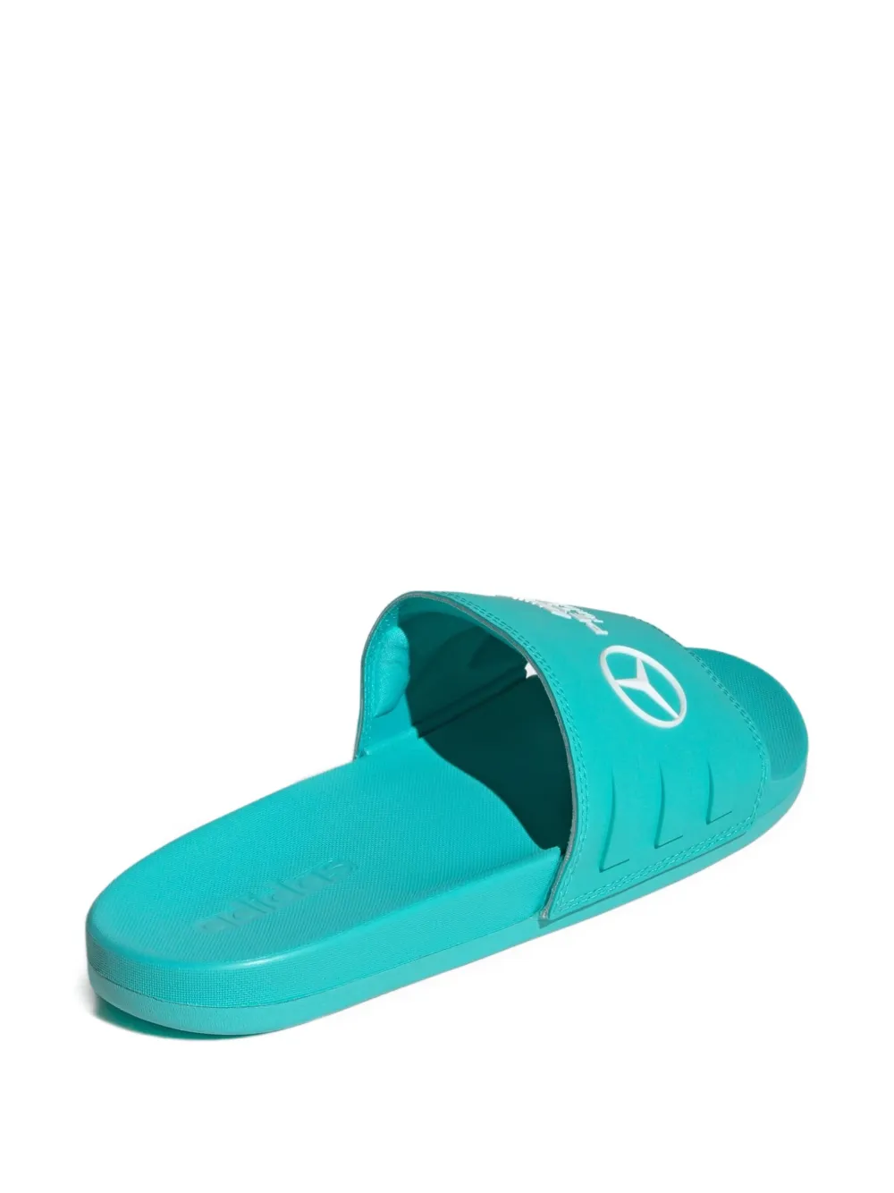adidas x Mercedes slippers Blauw