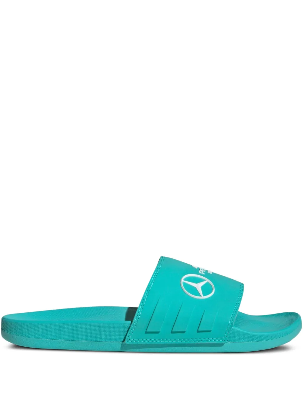 adidas x Mercedes slippers Blue