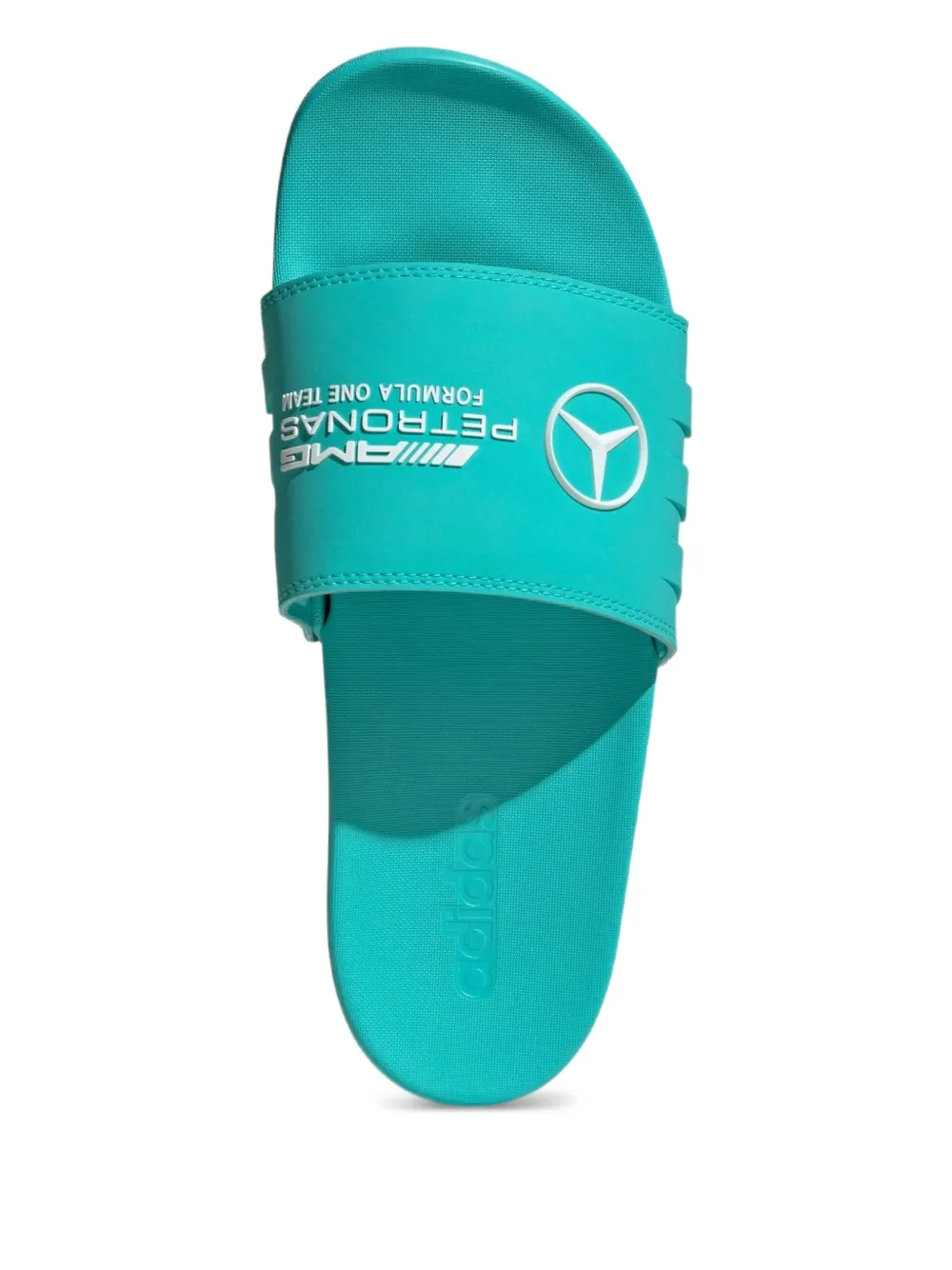 adidas x Mercedes slippers Blauw