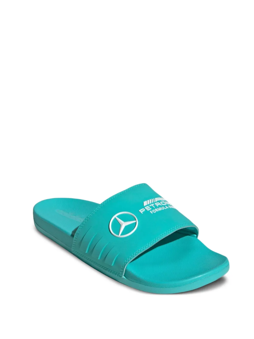 adidas x Mercedes slippers Blauw