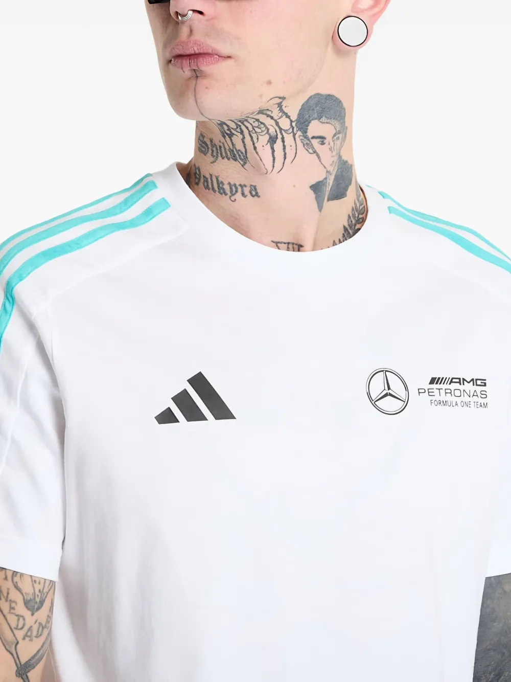 adidas x Mercedes AMG Petronas Formula One Team DNA T-shirt Wit