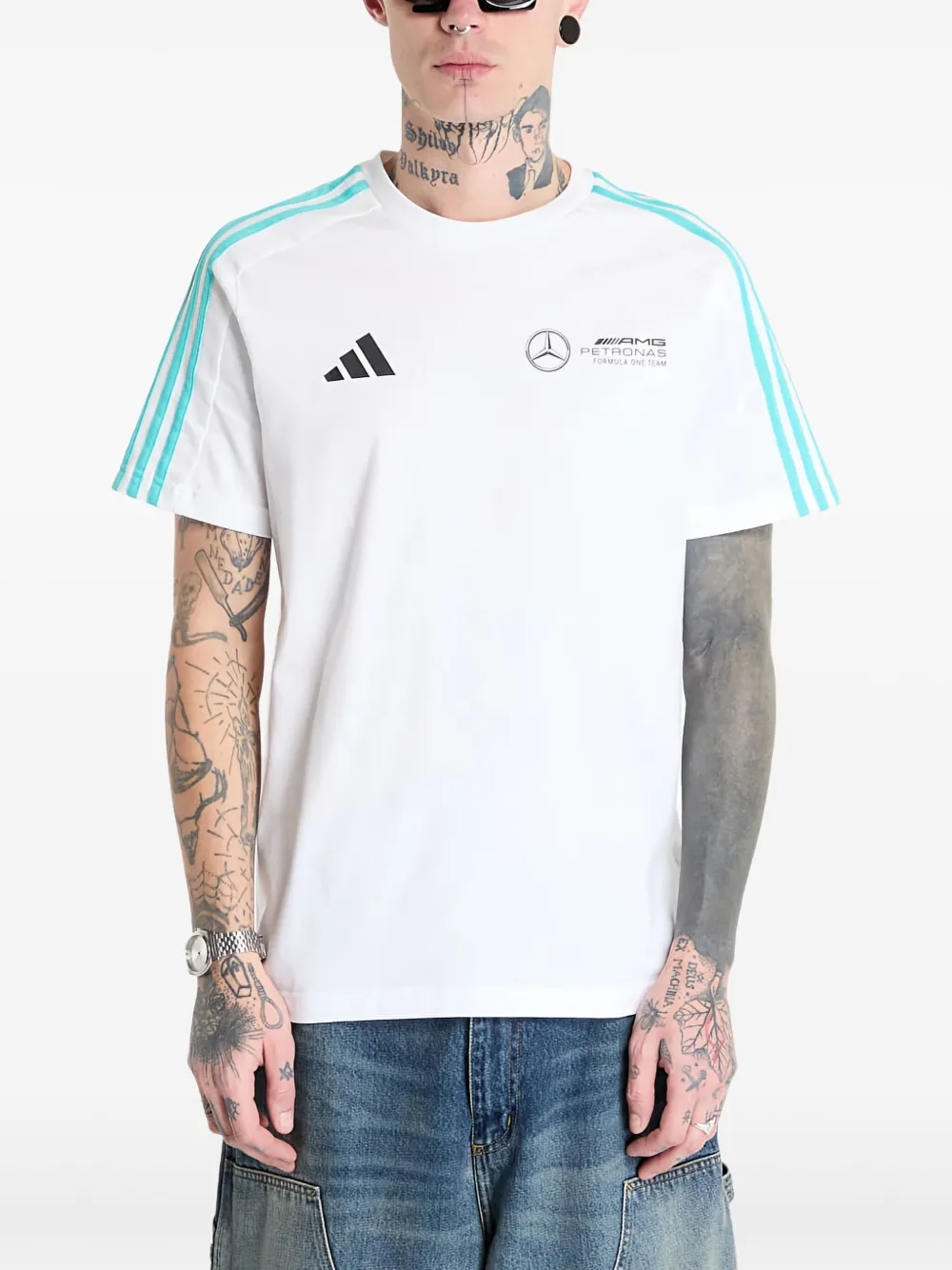adidas x Mercedes - AMG Petronas Formula One Team DNA T-shirt | White | Image 1