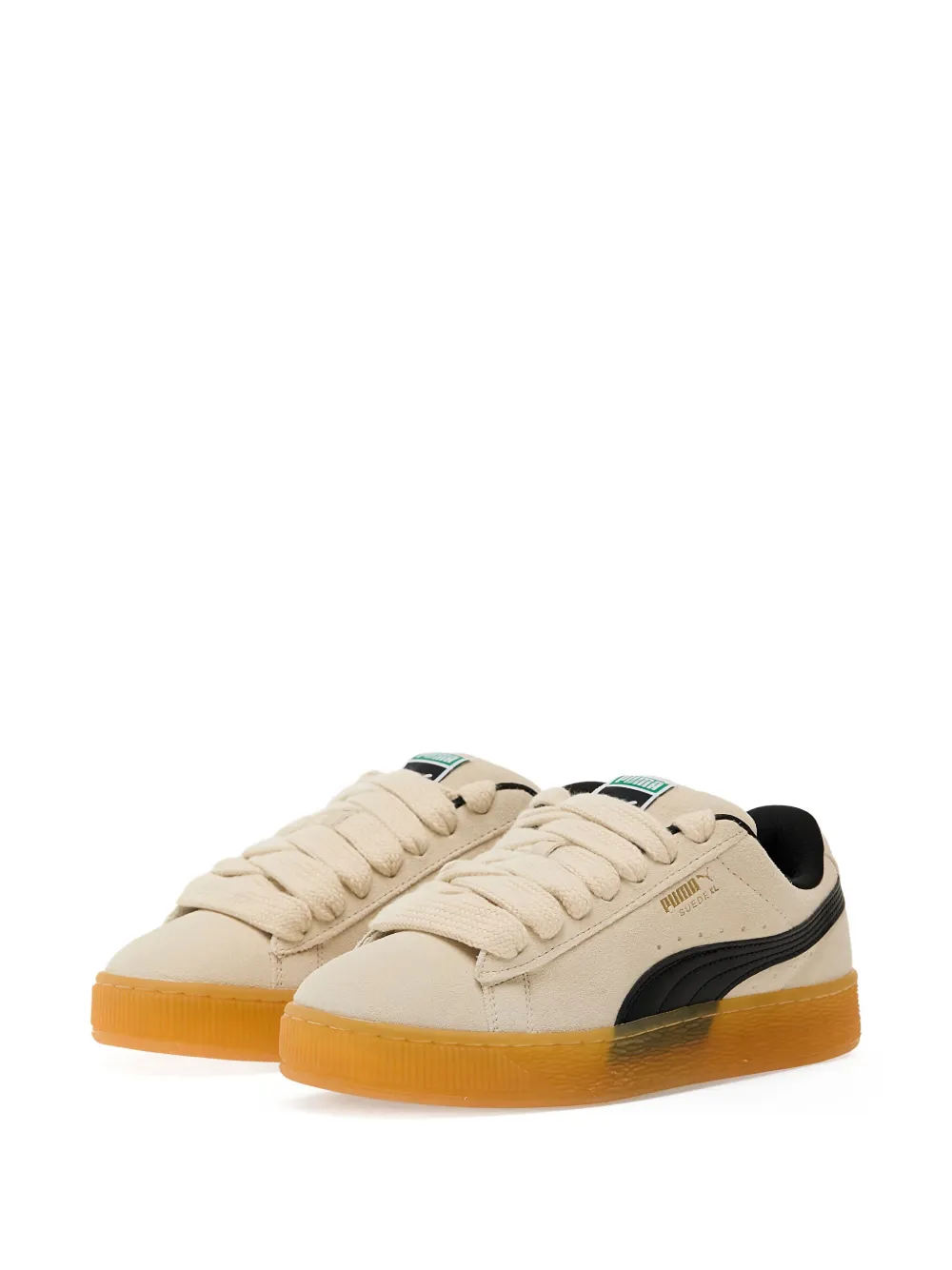 PUMA leather sneakers Neutrals