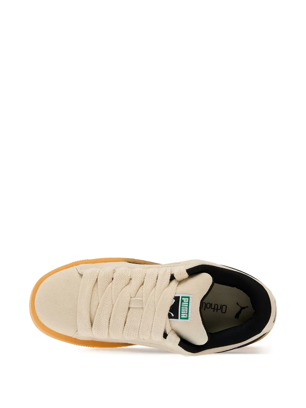 PUMA leather sneakers Neutrals