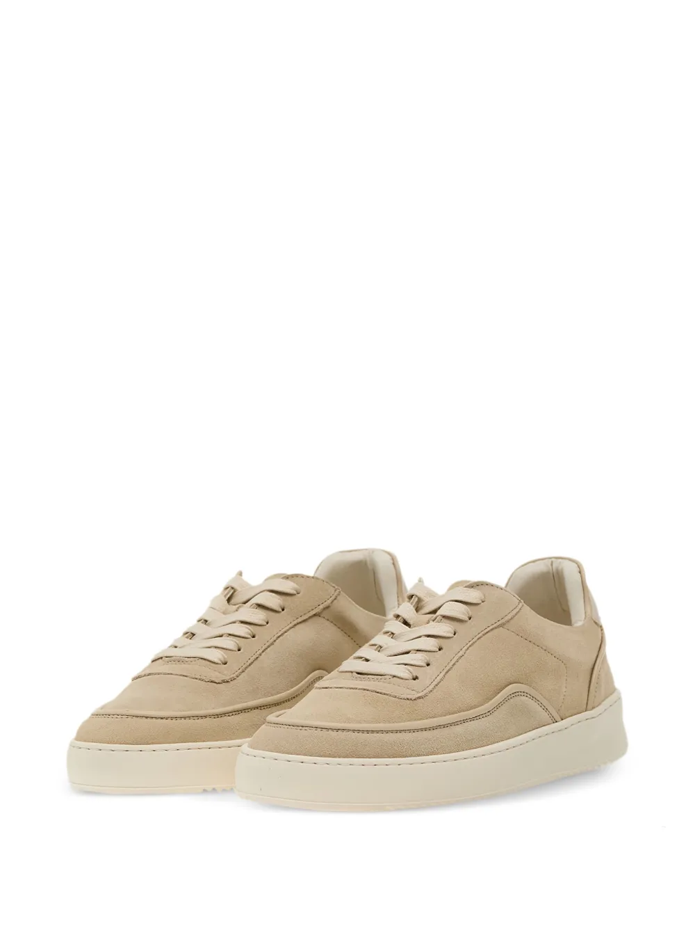 Filling Pieces suede-panelled sneakers Neutrals