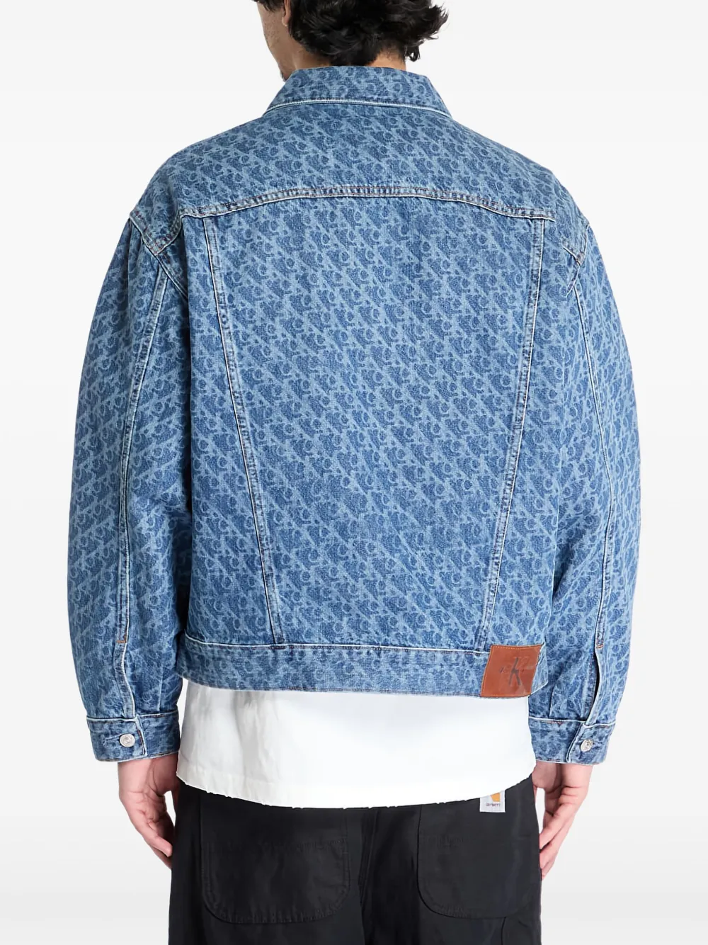 Calvin Klein Denim jack Blauw