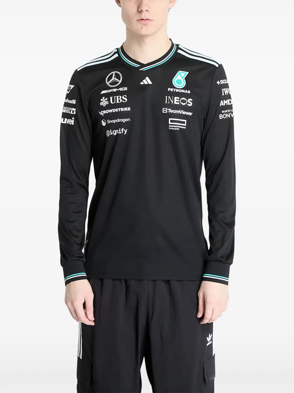 adidas x Mercedes – AMG Petronas Formula One Team Driver T-shirt – Black