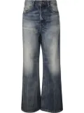 Diesel washed effect wide leg jeans - Blue