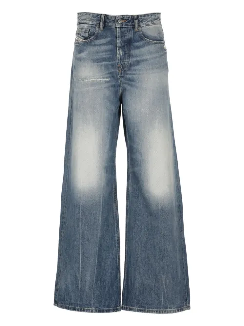 Jean ample à effet délavé - Diesel - Modalova