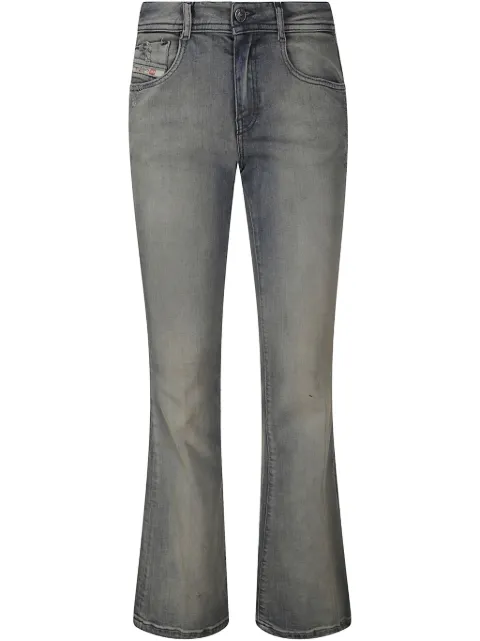 Diesel embroidered detailing bootcut jeans 