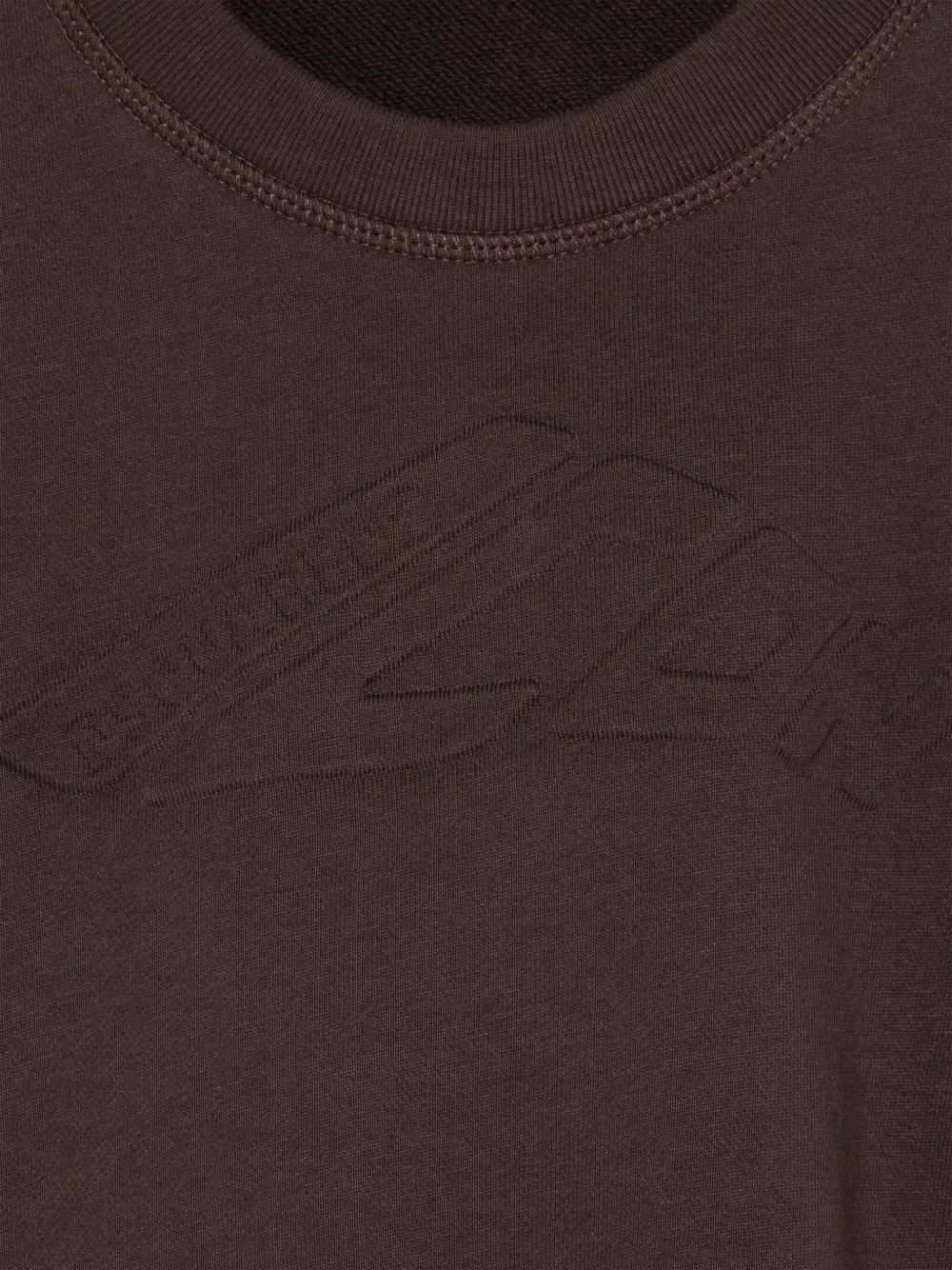 Dsquared2 Logo-embossed Sweatshirt In Brown