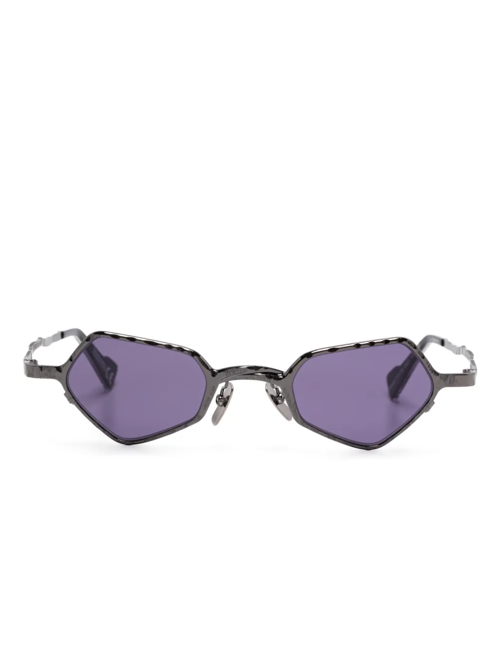 Kuboraum geometric-frame sunglasses | Grey | Image 1