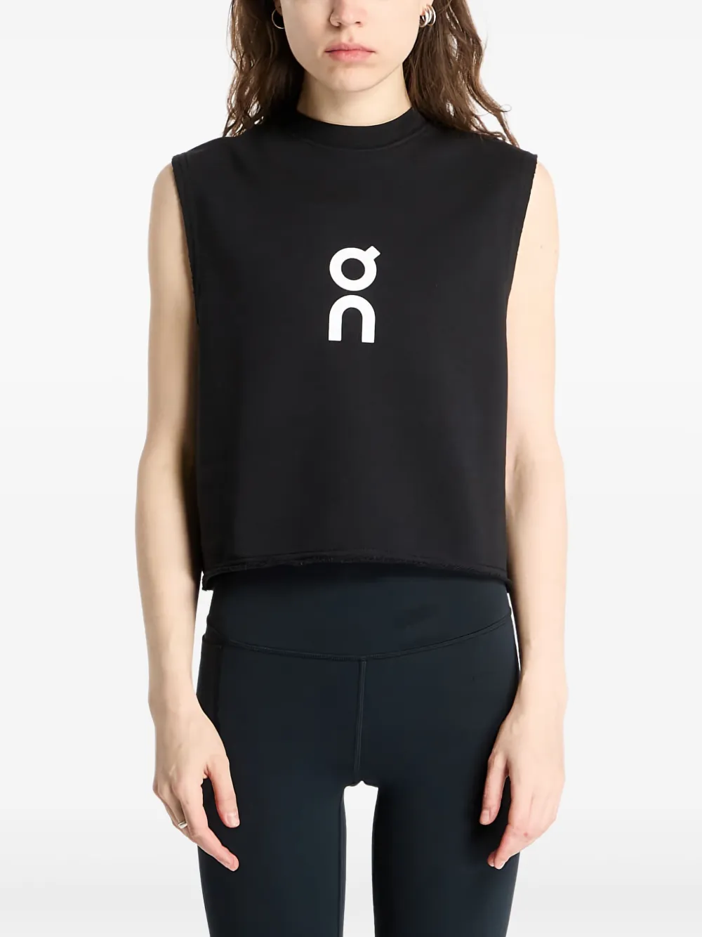 On Running top deportivo con logo estampado | negro | Image 1