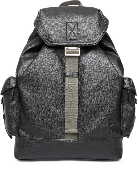 Calvin Klein faux-leather backpack