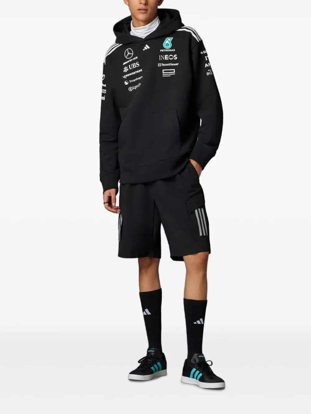adidas Moletom de algodão com capuz | Moletom | Image 2