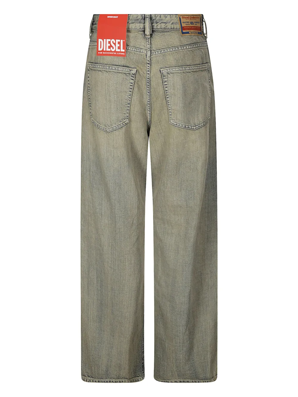 Diesel Whiskering-effect Jeans In Blue