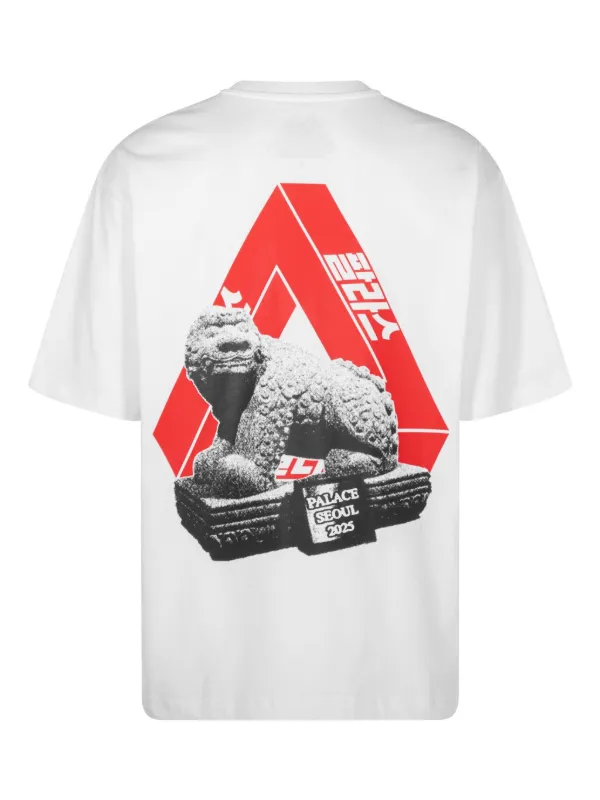 Palace★Seoul 2 Seoul★Tri-Ferg T-Shirt Grey Marl Palace Seoul 2 Seoul Tri-Ferg T-Shirt Grey Marl Men's - SS25
