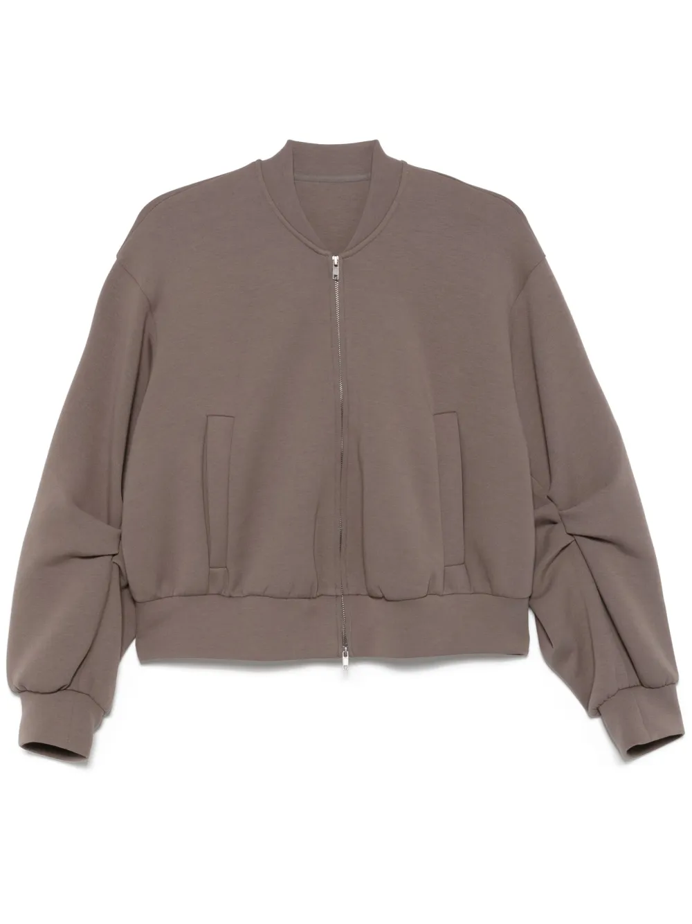 zip-up bomber jacket