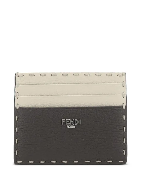 FENDI tarjetero con diseño de dos tonos