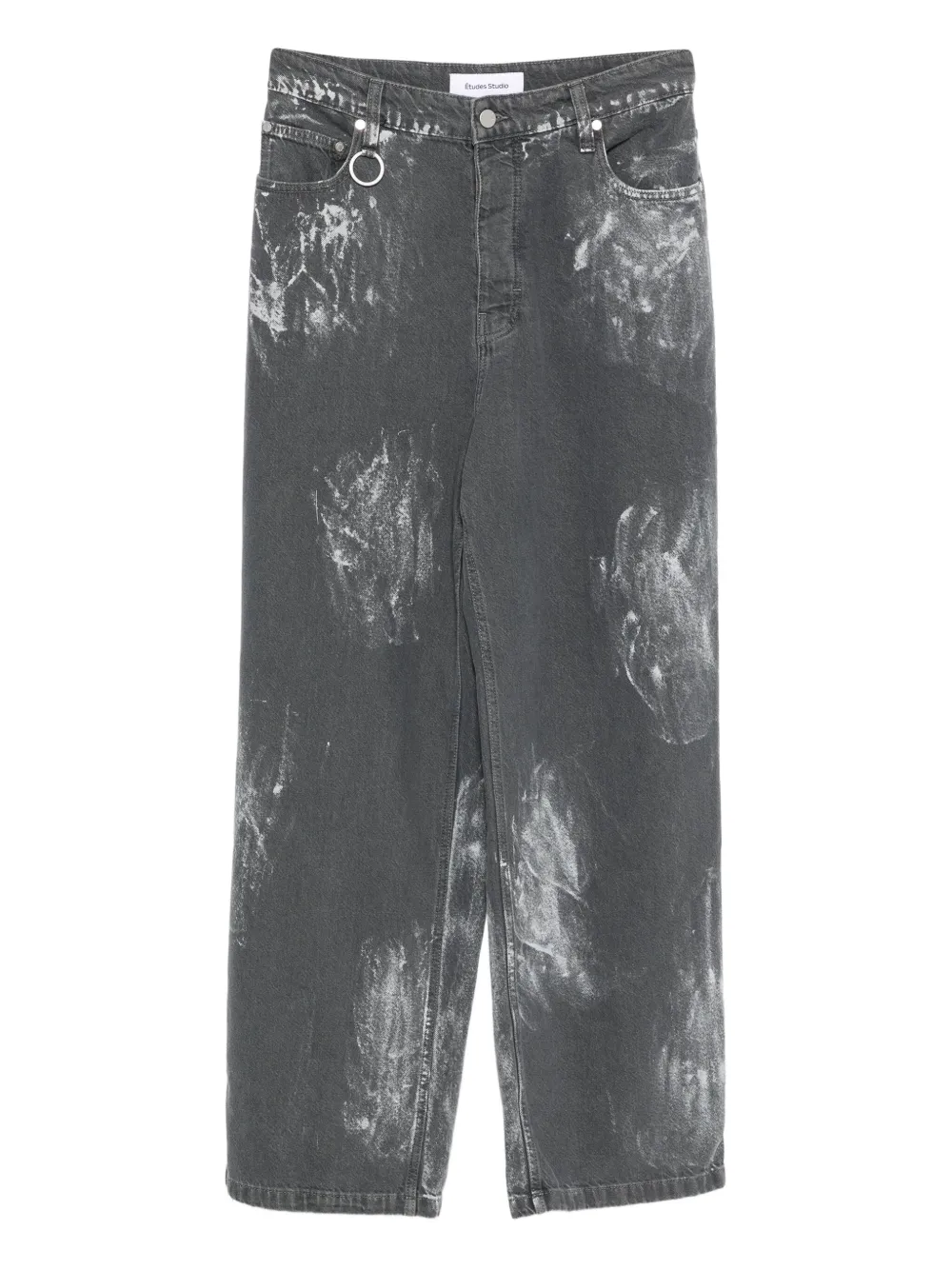 Études Studio painted loose jeans | Grey | Image 1