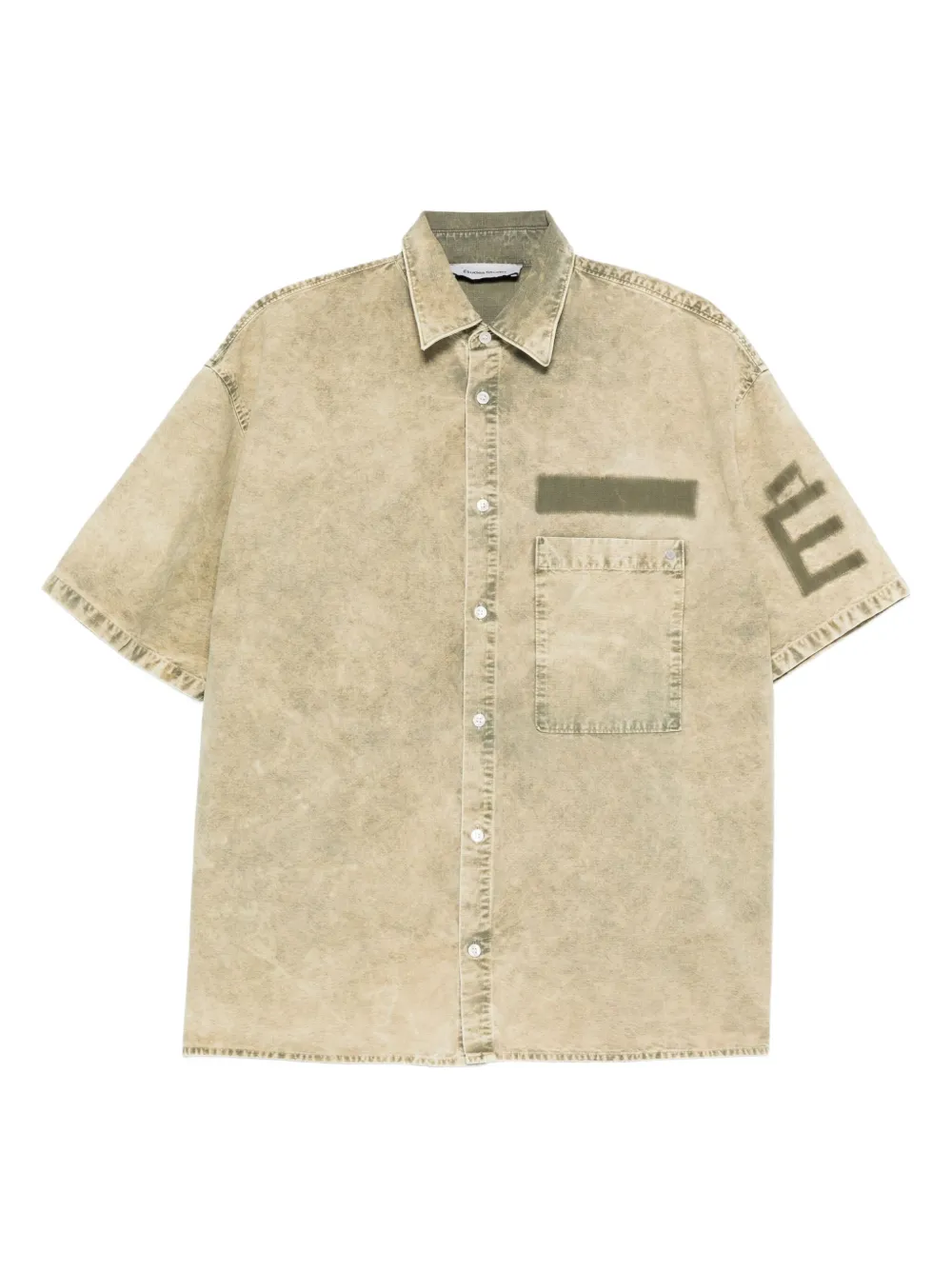 Études Studio boxy ripstop shirt | Green | Image 1