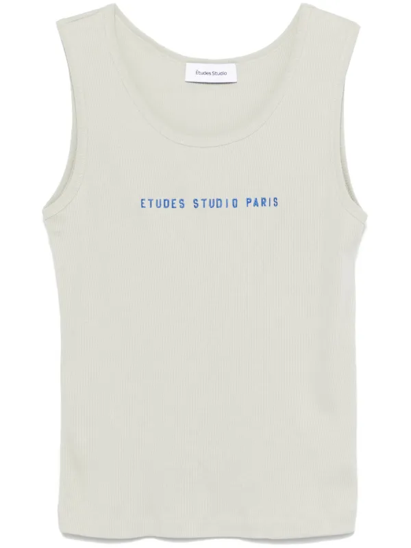 Études Studio Études リブ タンクトップ | グリーン | FARFETCH JP
