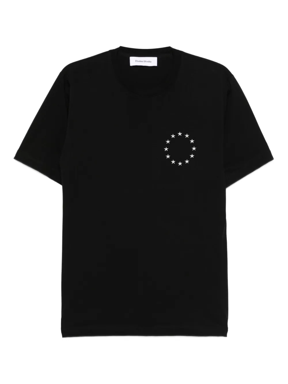 Études Studio Europa T-shirt verfraaid met ster Zwart