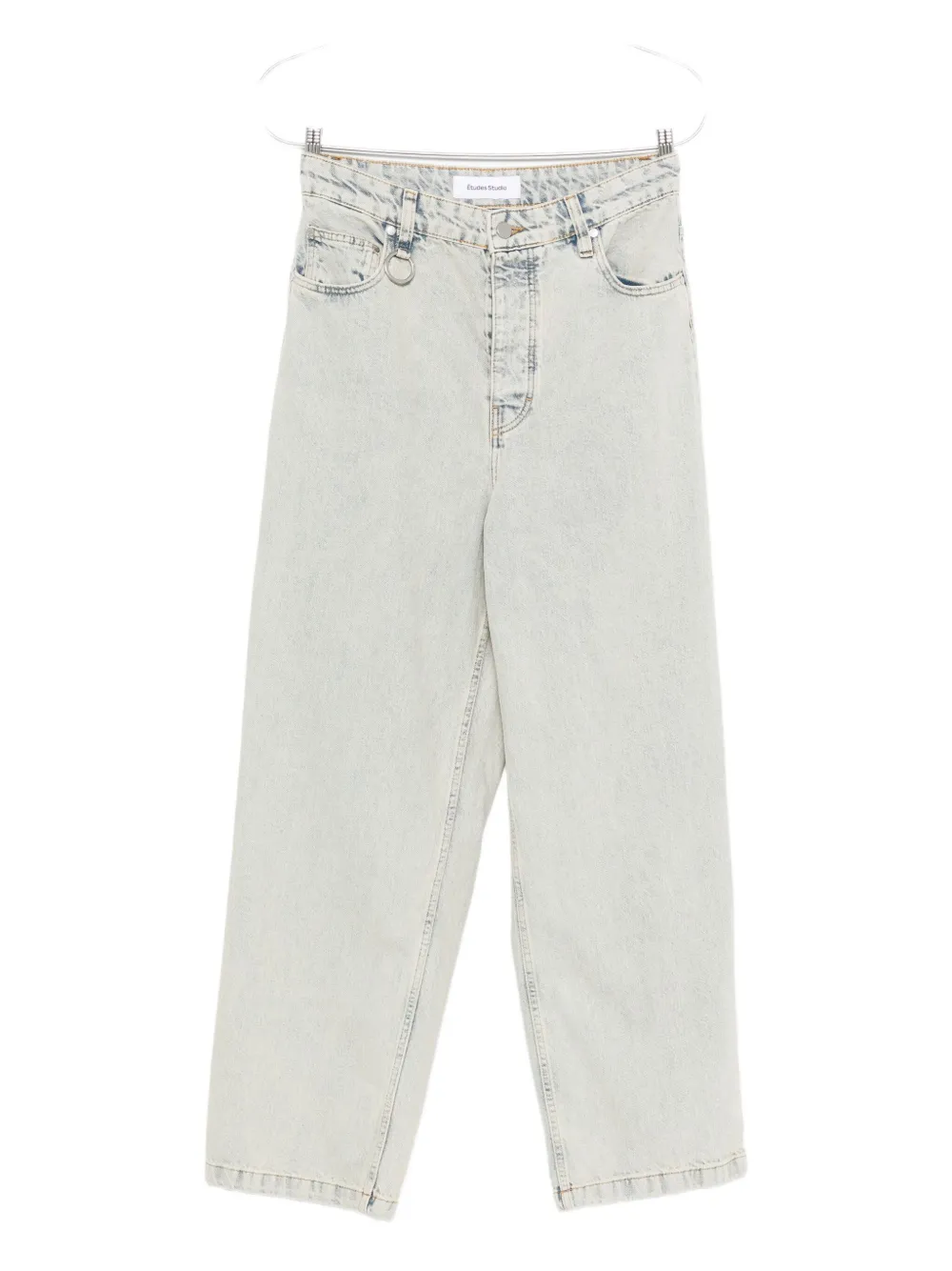 Études Studio ring-detail jeans - Blu