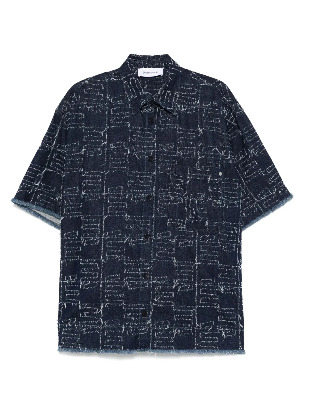 Études Studio short-sleeves shirt | Blue | Image 1