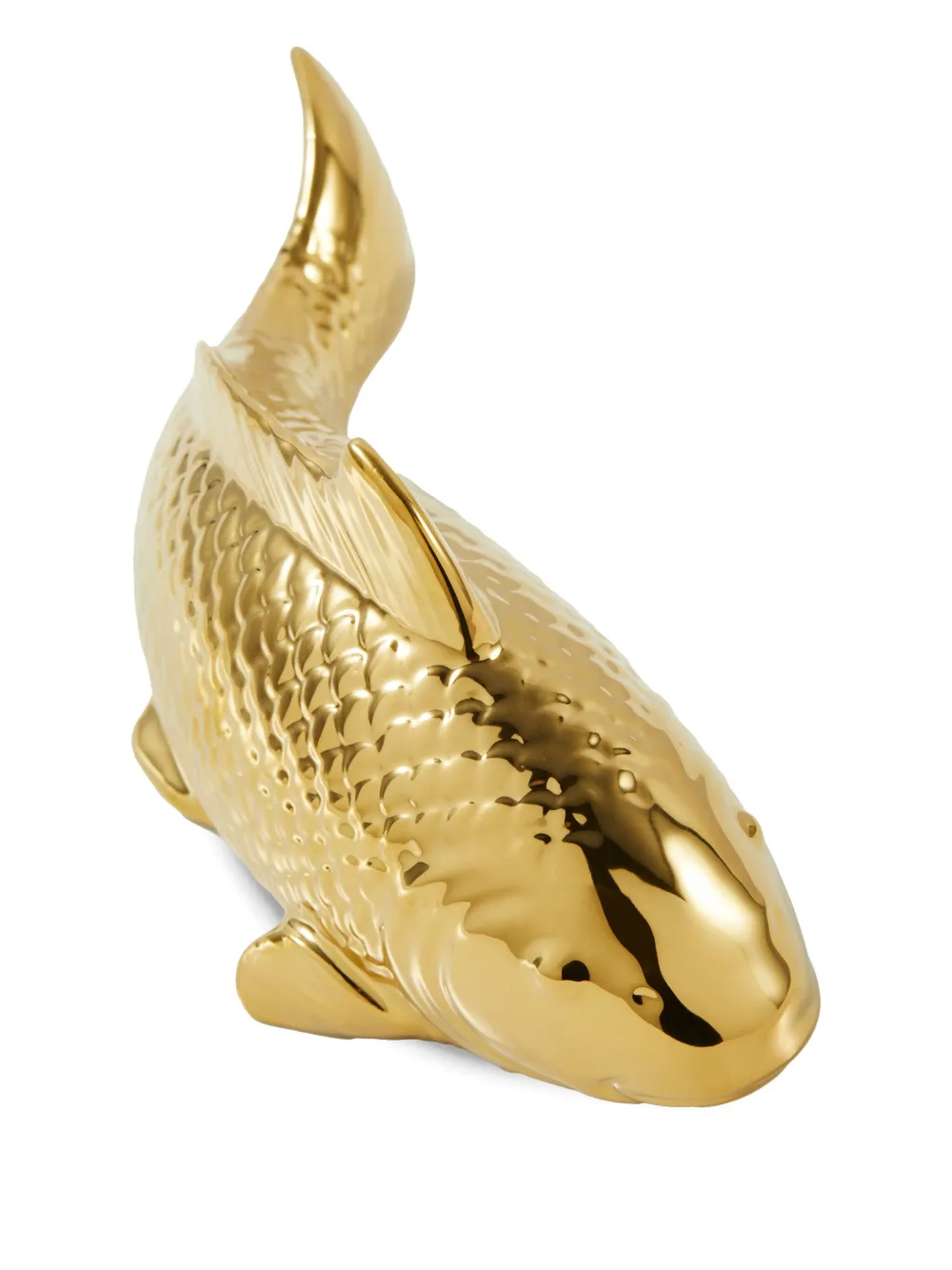 Polspotten Golden-fish Decorative Object In Gold