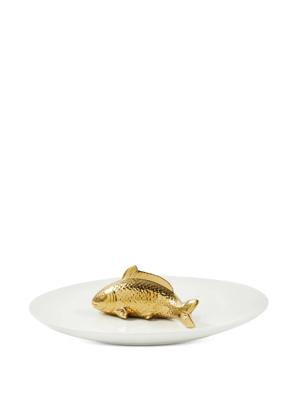 Polspotten Golden-fish Decorative Object In Gold
