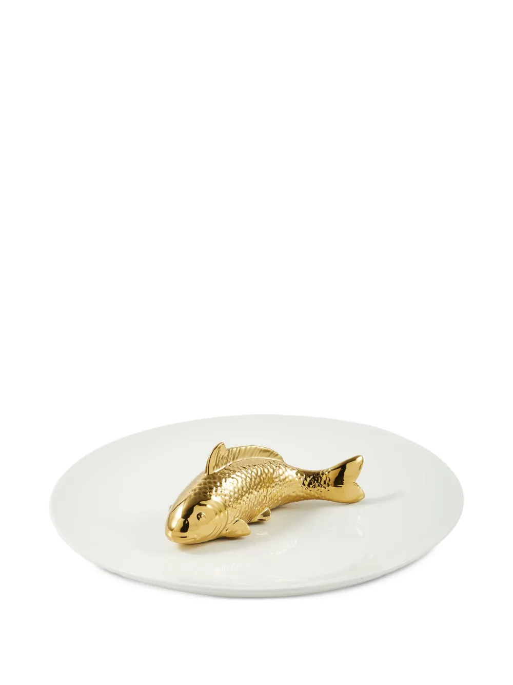 Polspotten Golden-fish Decorative Object In Gold