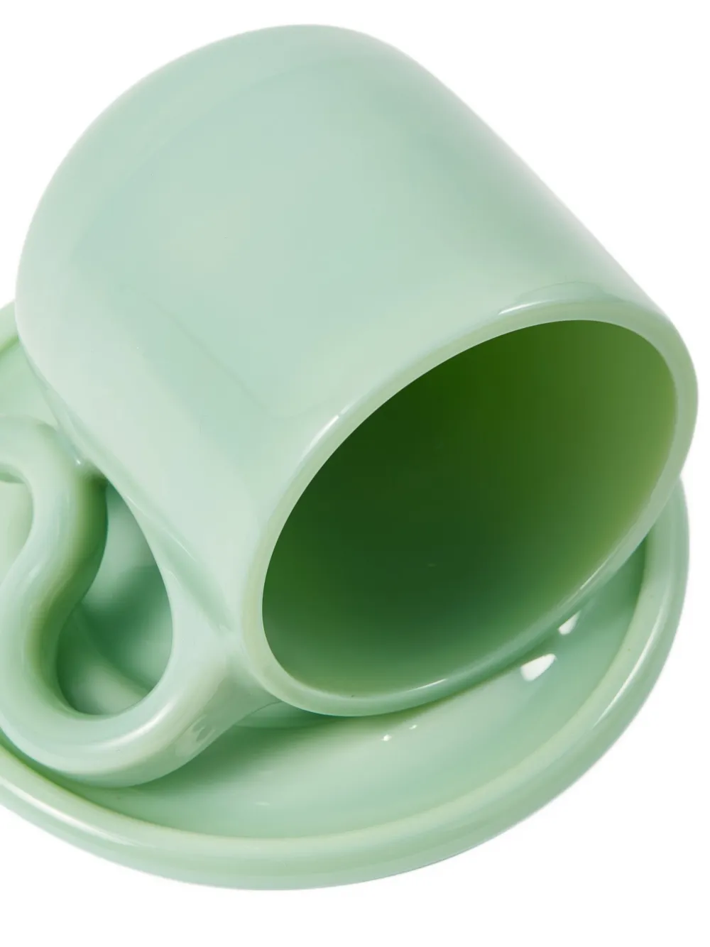 Polspotten Tea And Coffee Light Green Uni In Green