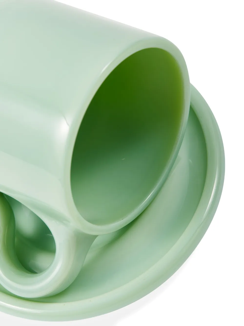 Polspotten Tea And Coffee Light Green Uni In Green