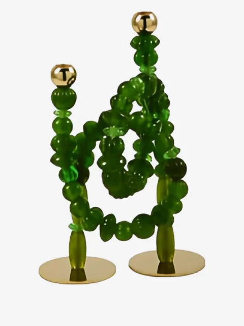 POLSPOTTEN beaded candlestick holders