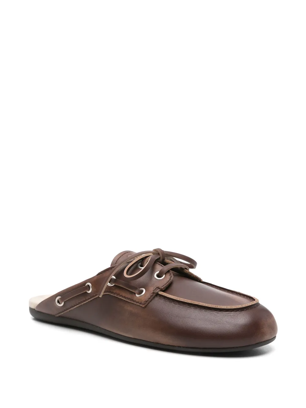 Miu Miu Boat mules | Brown | Image 1