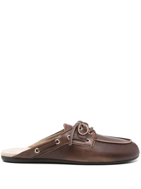 Miu Miu Boat mules 