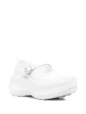 COMME des GARCONS ホワイト メリージェーンシューズ 楽天市場】【中古】COMME des GARCONS レザーストラップシューズ
