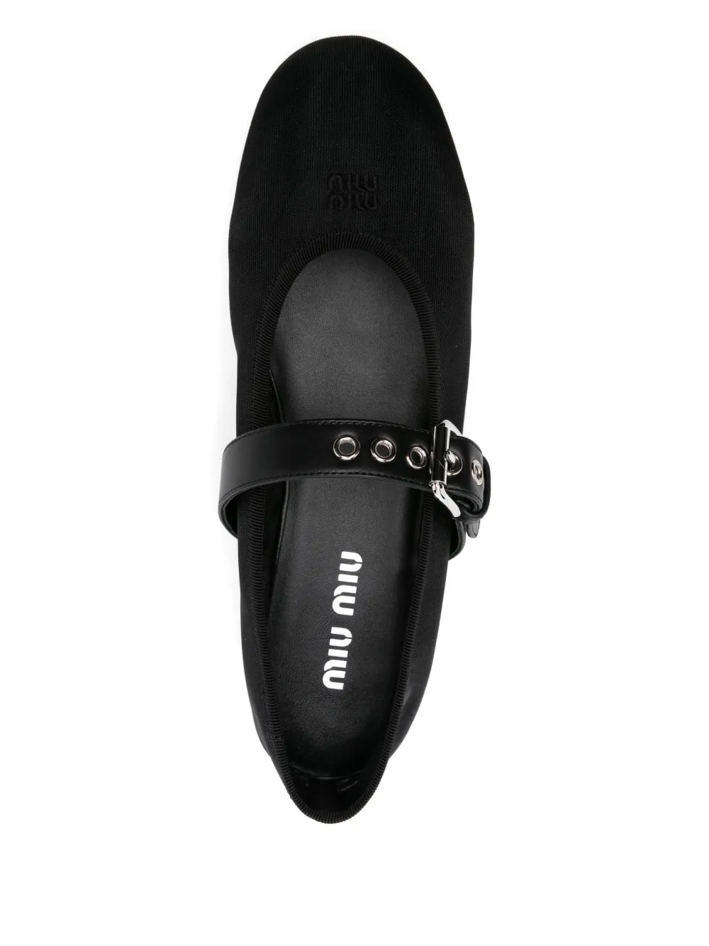 Miu STRAP BALLET Black